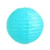 LANTERNE JAPONAISE A SUSPENDRE PAPIER TURQUOISE
