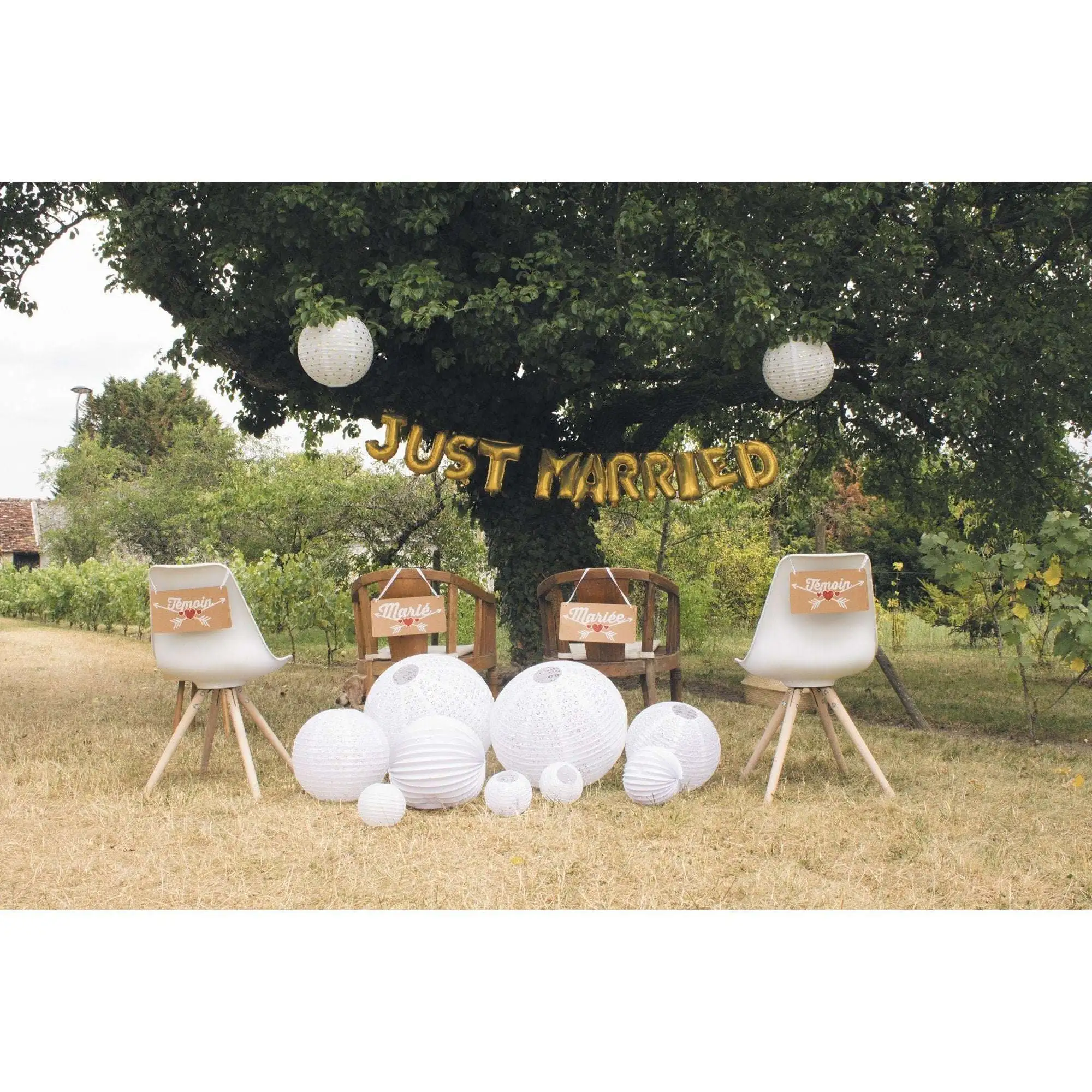 Lanterne Japonaise Blanche 35 Cm 2 Lanterne Japonaise Blanche 35 Cm – Image 2