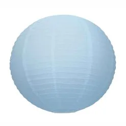 Lanterne Japonaise Bleu Dragée 35 Cm