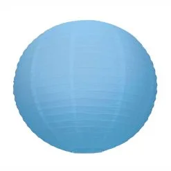 Lanterne Japonaise Bleu Lagon 15 Cm