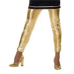 Leggings Adulte Métallisés - Or