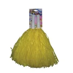 Lot De 2 Pompom En Raphia Jaune