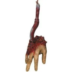 Main Sanglante Sur Crochet