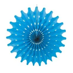 Mini éventail Bleu Glacier 20 Cm