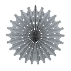 Mini éventail Gris 20 Cm