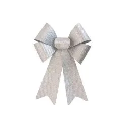 Noeud Argent Brillant 23 X 38 Cm