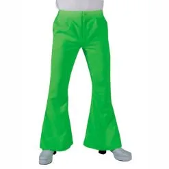 Pantalon Luxe Homme Disco Hippie - Vert Fluo
