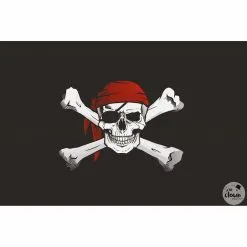Pavillon / Drapeau De Pirate 150 X 90 Cm