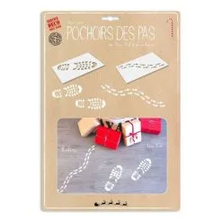 Pochoirs Pas Du Père Noël Et De Ses Lutins