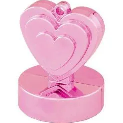 POIDS POUR BALLON COEURS ROSE PERLE