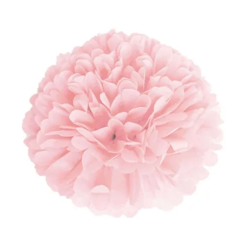 Pompom Satin Rose Vintage 40 Cm -COSTUMED’HALLOWEEN pompom satin rose vintage 40 cm farfouil en fete pompons suspensions 31982462