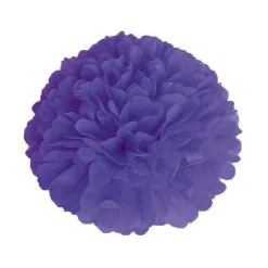 Pompom Satin Violet 40 Cm
