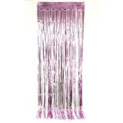 Rideau Brillant Rose Clair 92 X 250 Cm