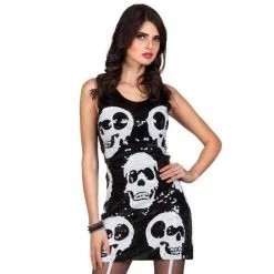 Boland Robe Adulte Squelette Glitter