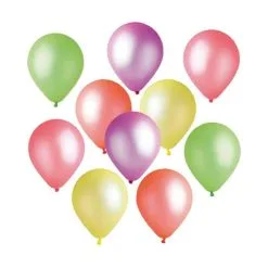 Sachet De 10 Ballons Fluorescents 26 Cm