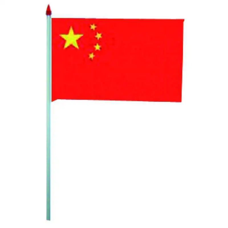 SACHET DE 10 DRAPEAUX PLASTIQUE CHINE 1 SACHET DE 10 DRAPEAUX PLASTIQUE CHINE