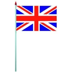 SACHET DE 10 DRAPEAUX PLASTIQUE ROYAUME UNI