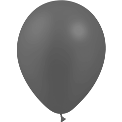 Sachet De 100 Ballons En Latex Métal Noir 5" 12.5 Cm Balloonia®