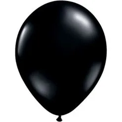 SACHET DE 100 BALLONS JEWEL NOIR 11" 28 CM QUALATEX©