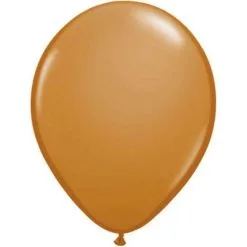 SACHET DE 100 BALLONS MOCHA MARRON 11" QUALATEX