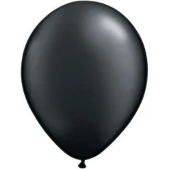 Sachet De 100 Ballons Noir Onyx Pearl Métal 5" 13cm Qualatex®