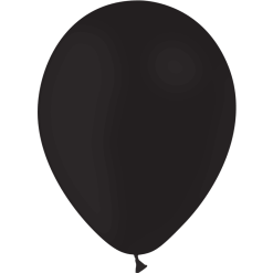 Sachet De 12 Ballons De 28 Cm Noir Balloonia®