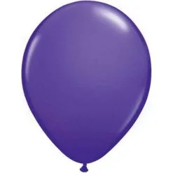 SACHET DE 25 BALLONS FASHION VIOLET 11" QUALATEX