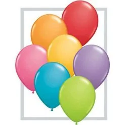 SACHET DE 25 BALLONS MULTICOLORE ASSORTIMENT FESTIF 11" QUALATEX