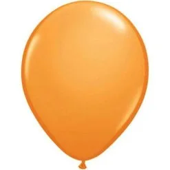 SACHET DE 25 BALLONS ORANGE STANDARD 11" QUALATEX