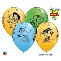 SACHET DE 25 BALLONS TOY STORY 4™ 11" 28 CM QUALATEX®