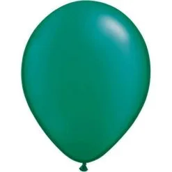 SACHET DE 25 BALLONS VERT STANDARD 11" QUALATEX