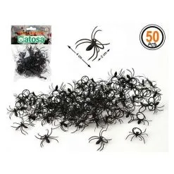 SACHET DE 50 ARAIGNÉES DE 4 X 2 CM