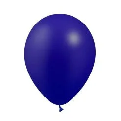 SACHET DE 50 BALLONS DE 27 CM BLEU MARINE MÉTAL