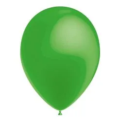 SACHET DE 50 BALLONS DE 27 CM VERT MÉTAL