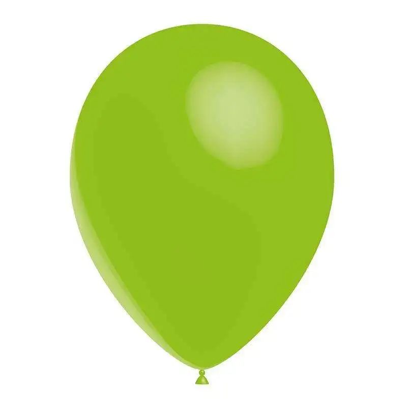 SACHET DE 50 BALLONS DE 28 CM VERT LIMETTE 1 SACHET DE 50 BALLONS DE 28 CM VERT LIMETTE