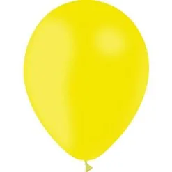 Sachet De 50 Ballons De 30 Cm Jaune Citron Balloonia®
