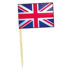 SACHET DE 50 MINI DRAPEAUX ROYAUME-UNI