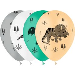 Sachet De 8 Ballons De 30 Cm Dinosaures Balloonia®