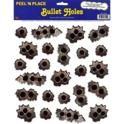 SET DE 24 IMPACTS DE BALLES DECORS REPLACABLE