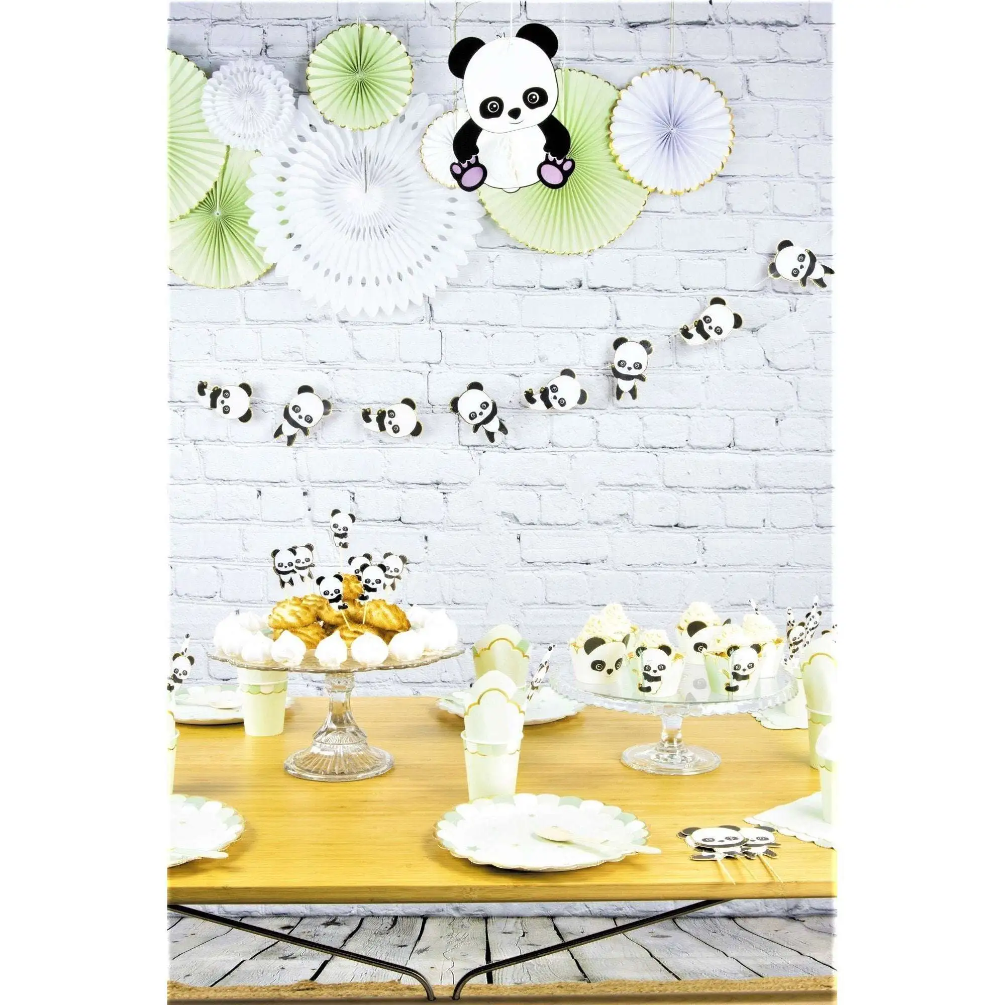 Set De 3 éventails Blancs Et Or 5 Set De 3 éventails Blancs Et Or – Image 5