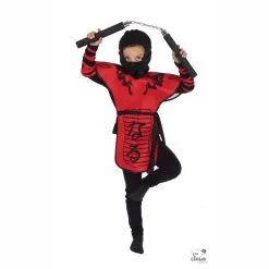 Set De Déguisement Enfant Ninja Rouge