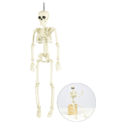 Squelette Blanc Articulé 40 Cm