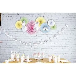 Suspension Arc-en-ciel Alvéolé 20 Cm Baby Licorne -COSTUMED’HALLOWEEN suspension arc en ciel alveole 20 cm baby licorne farfouil en fete pompons suspensions 30270970