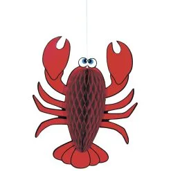 Suspension Homard Alvéolé 25 Cm Under The Sea