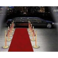 Tapis Rouge De Décoration Cinéma 1 X 15 Mètres