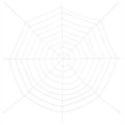 Toile D'araignées Géante Blanche 3 Mètres