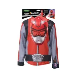 Top Enfant Classique Power Ranger Rouge Beast Morphers™ Avec Masque